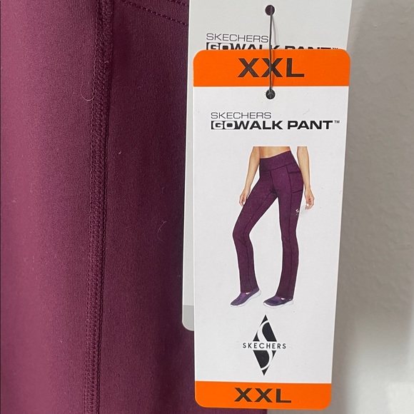 Skechers Women Go Walk GoFlex 4 Pocket Boot Cut   Wine Gym Pants Size XXL /Z8 - Picture 5 of 12